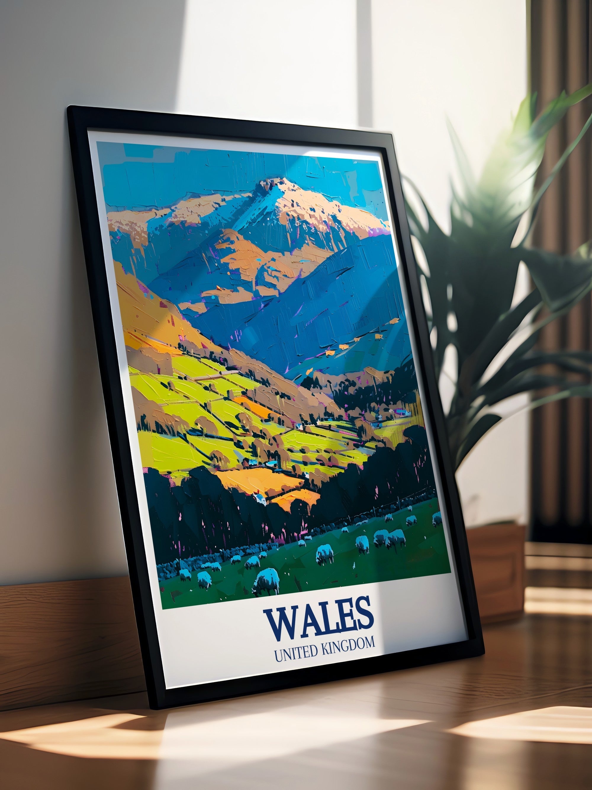 Snowdonia Kunstdruck – Wales Wanddeko