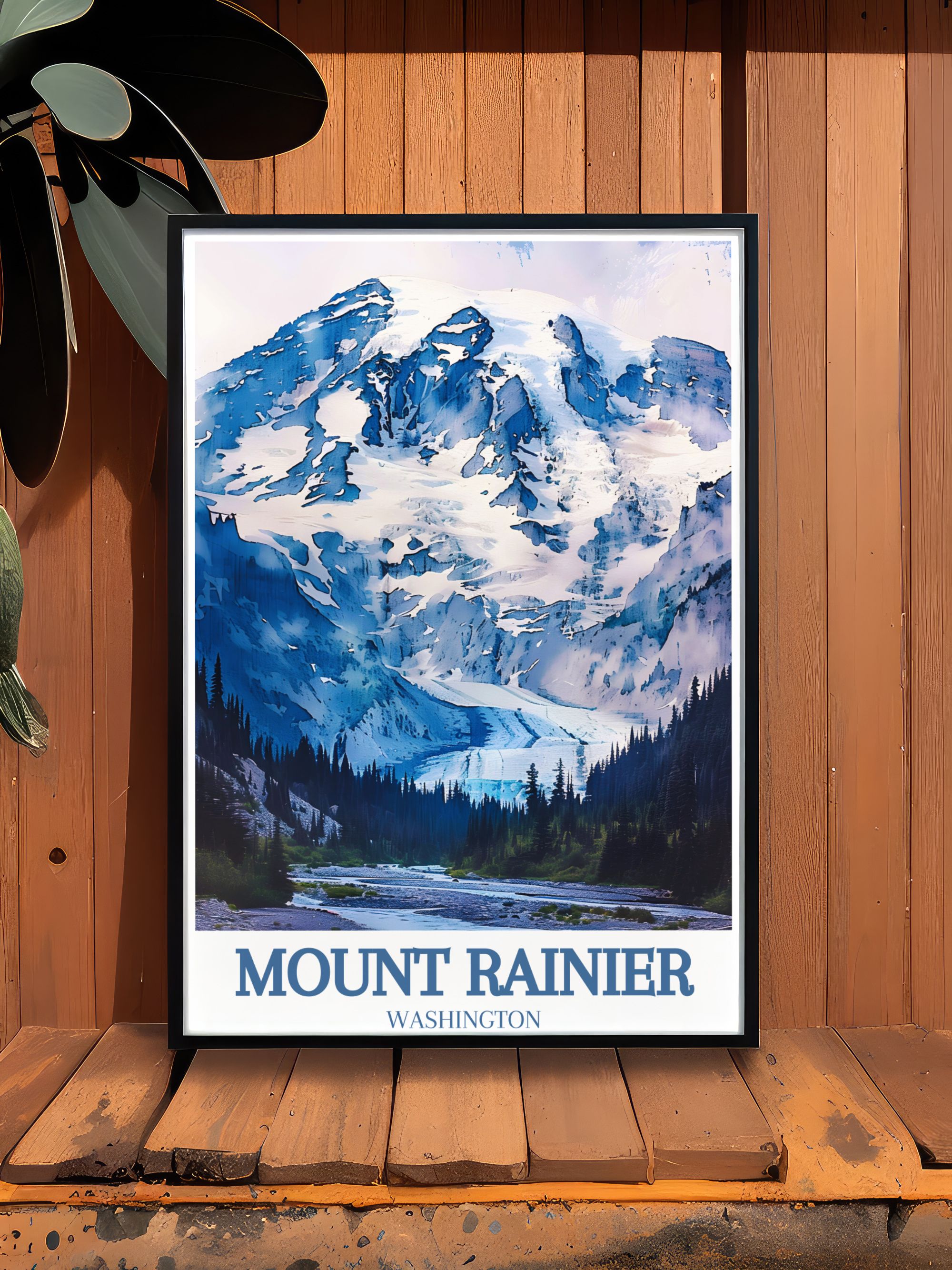 Mount Rainier Kunstdruck – Washington Wanddeko