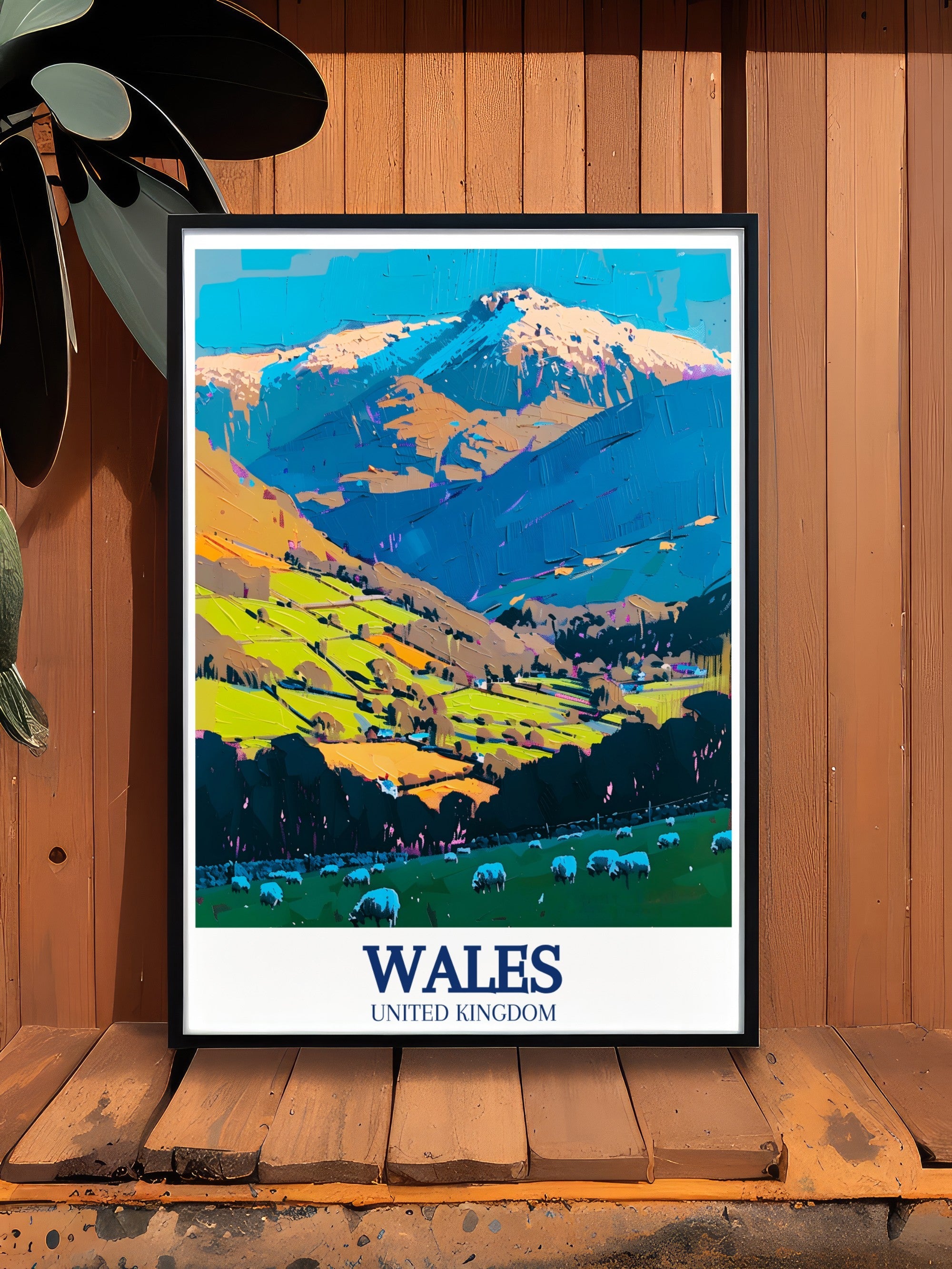 Snowdonia Kunstdruck – Wales Wanddeko