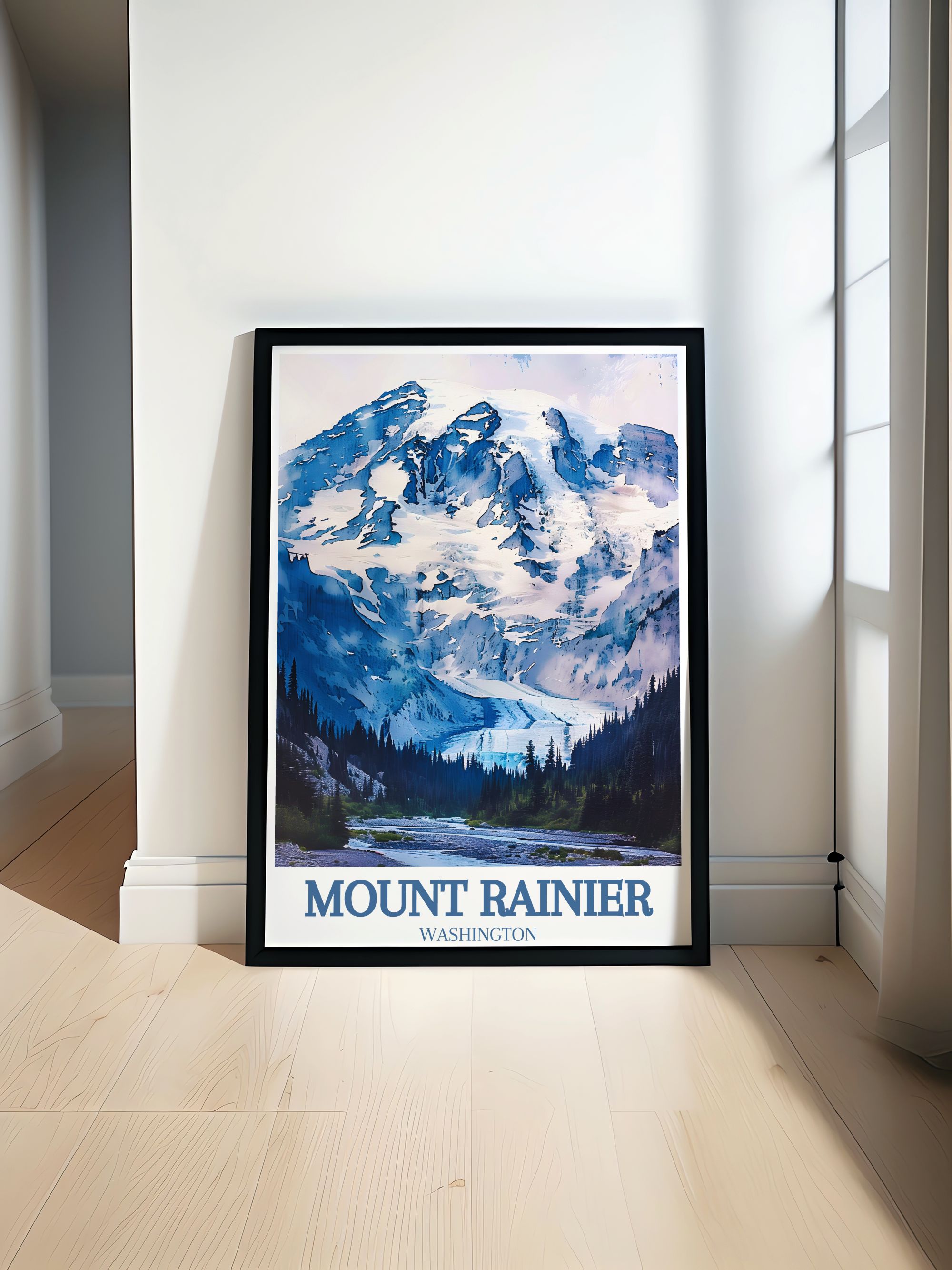 Mount Rainier Kunstdruck – Washington Wanddeko
