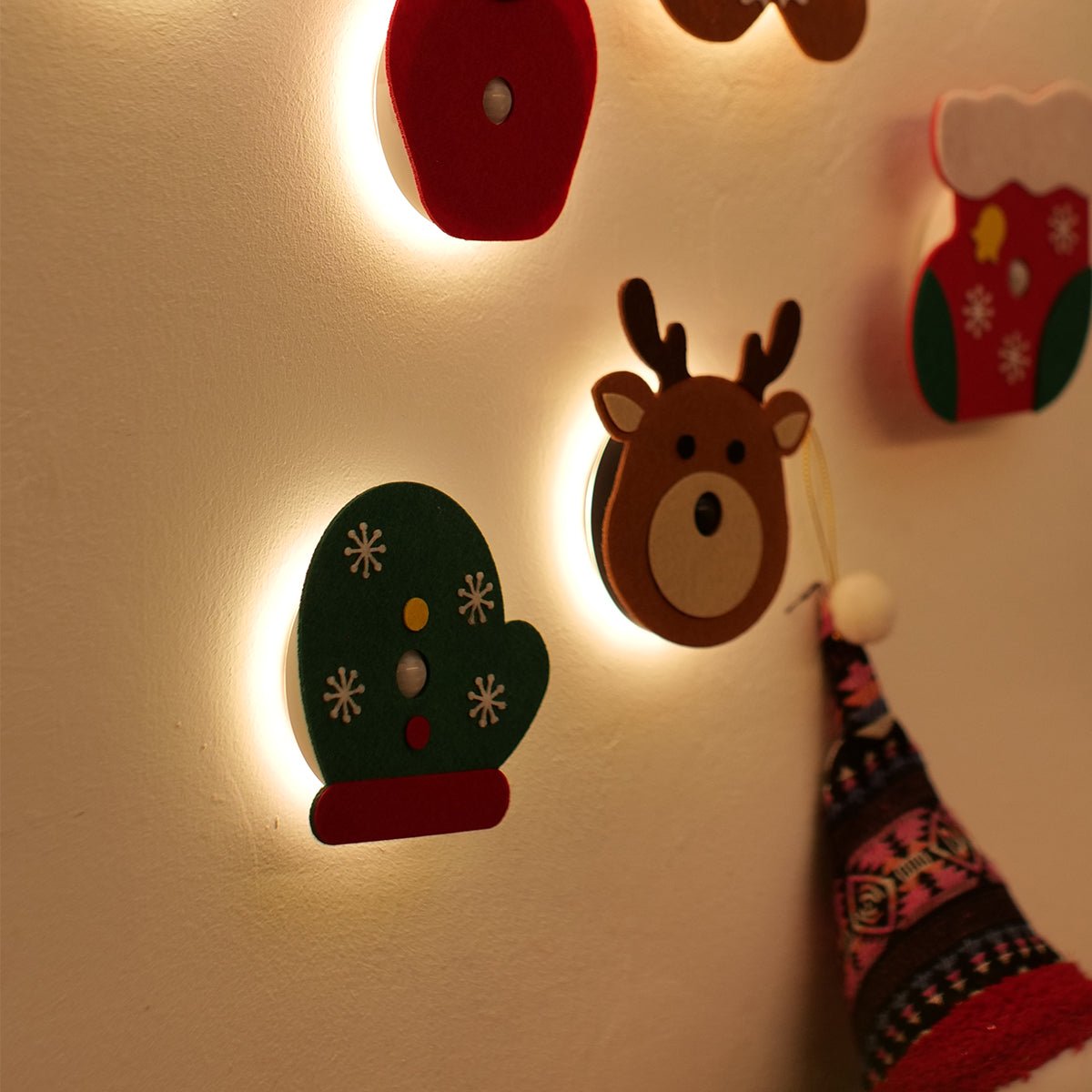Weihnachts-Nachtlicht mit Bewegungssensor – Stimmungsvolle Dekoration