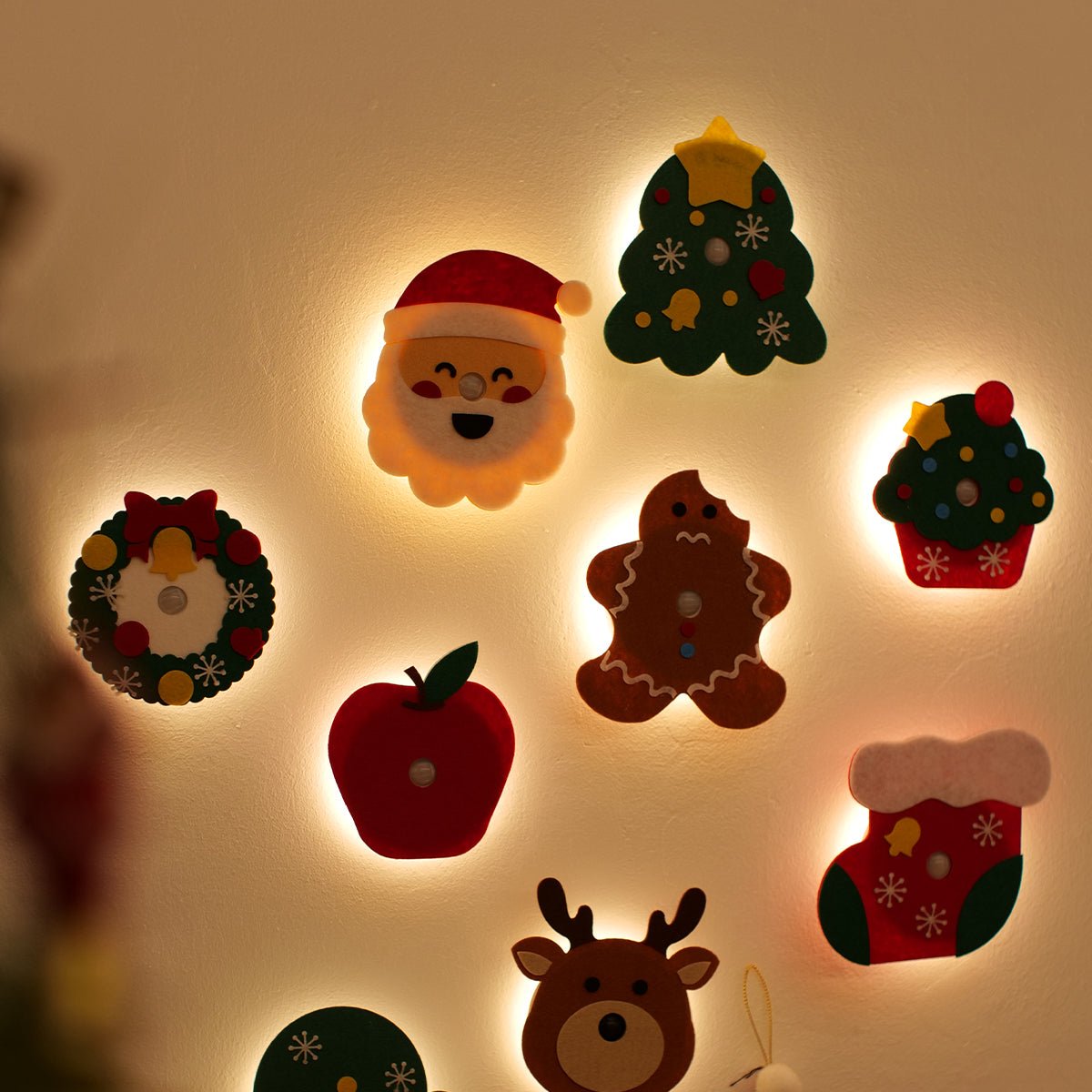 Weihnachts-Nachtlicht mit Bewegungssensor – Stimmungsvolle Dekoration